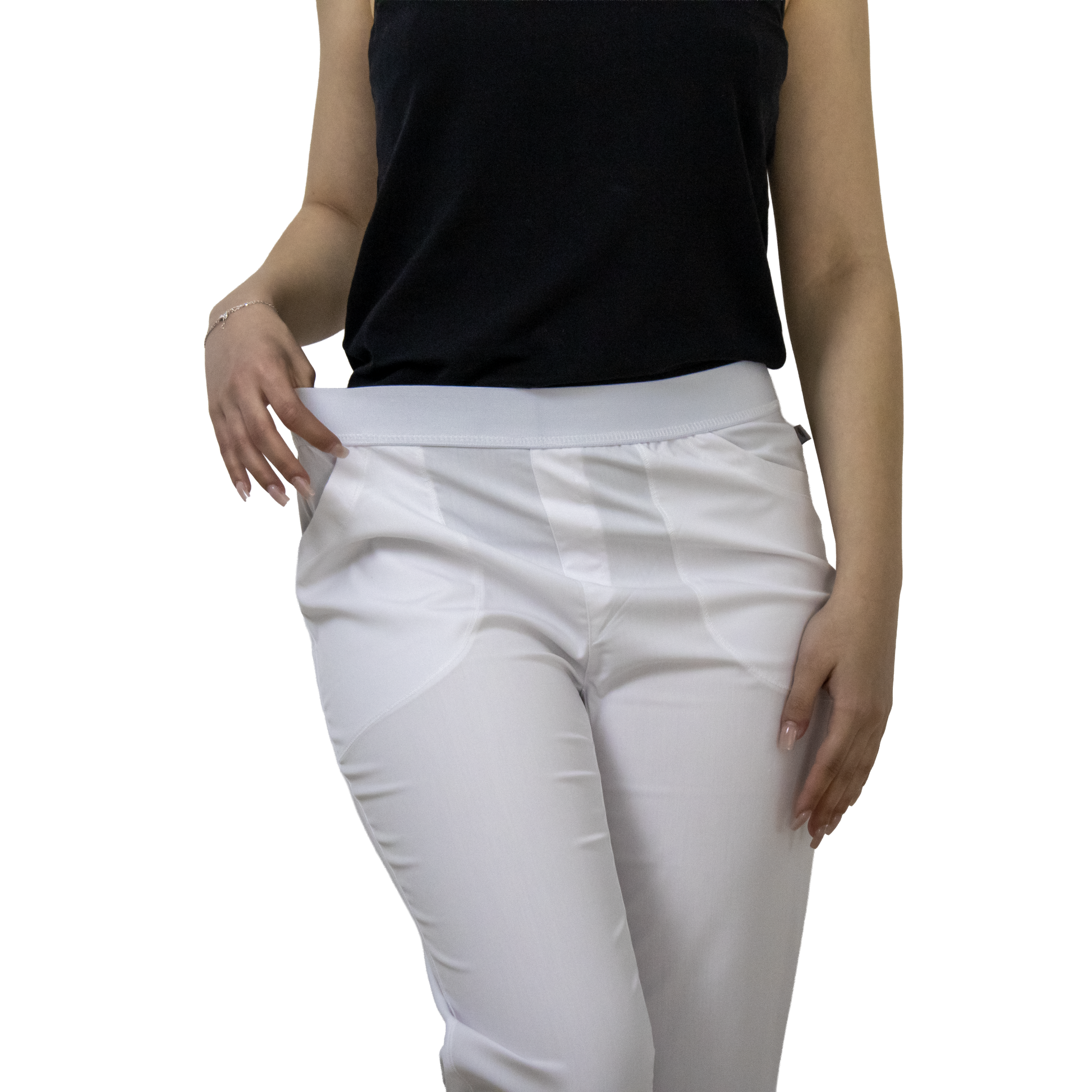 Pantaloni i-Soft - Alb