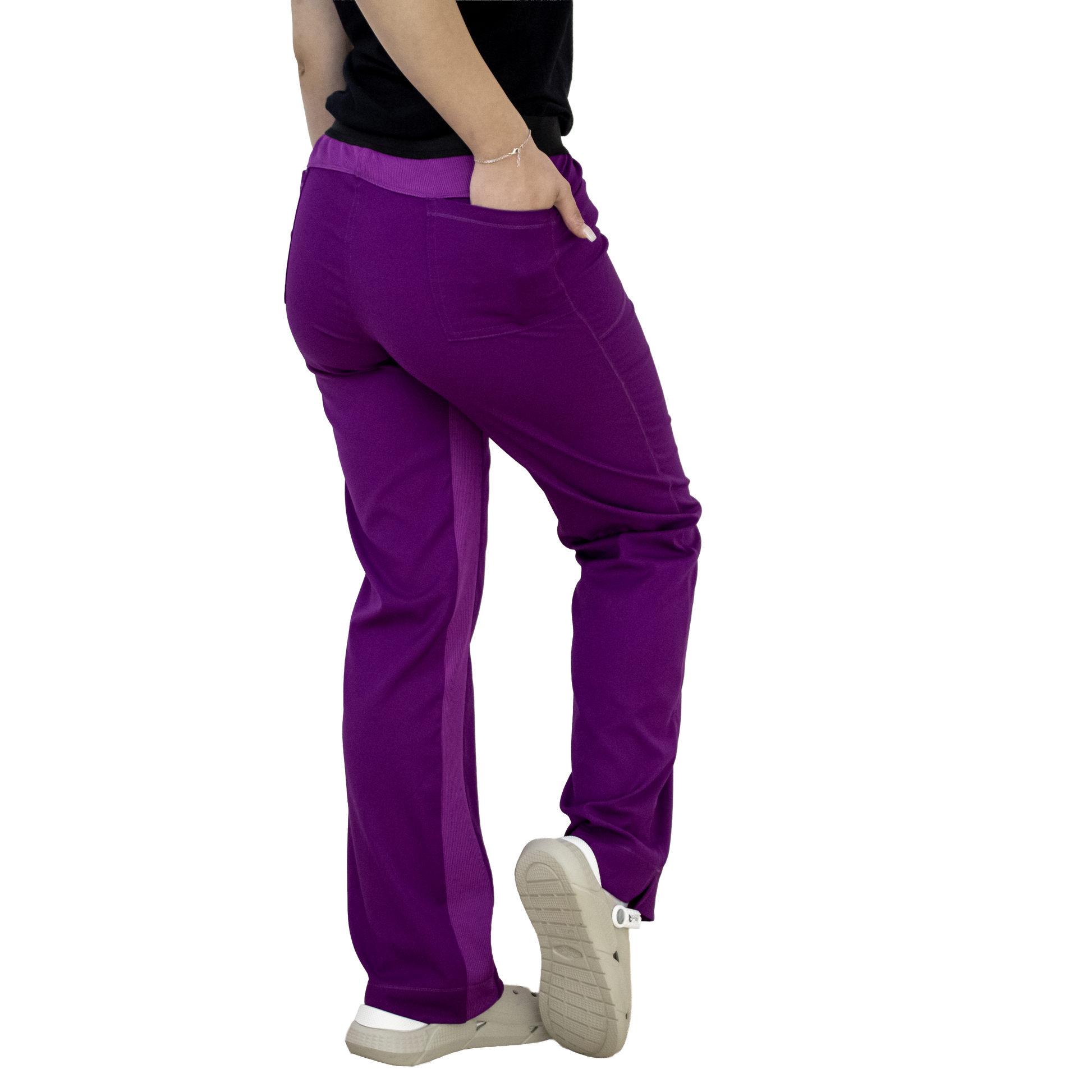 Pantaloni i-Soft - Mov Pudra - DrWear