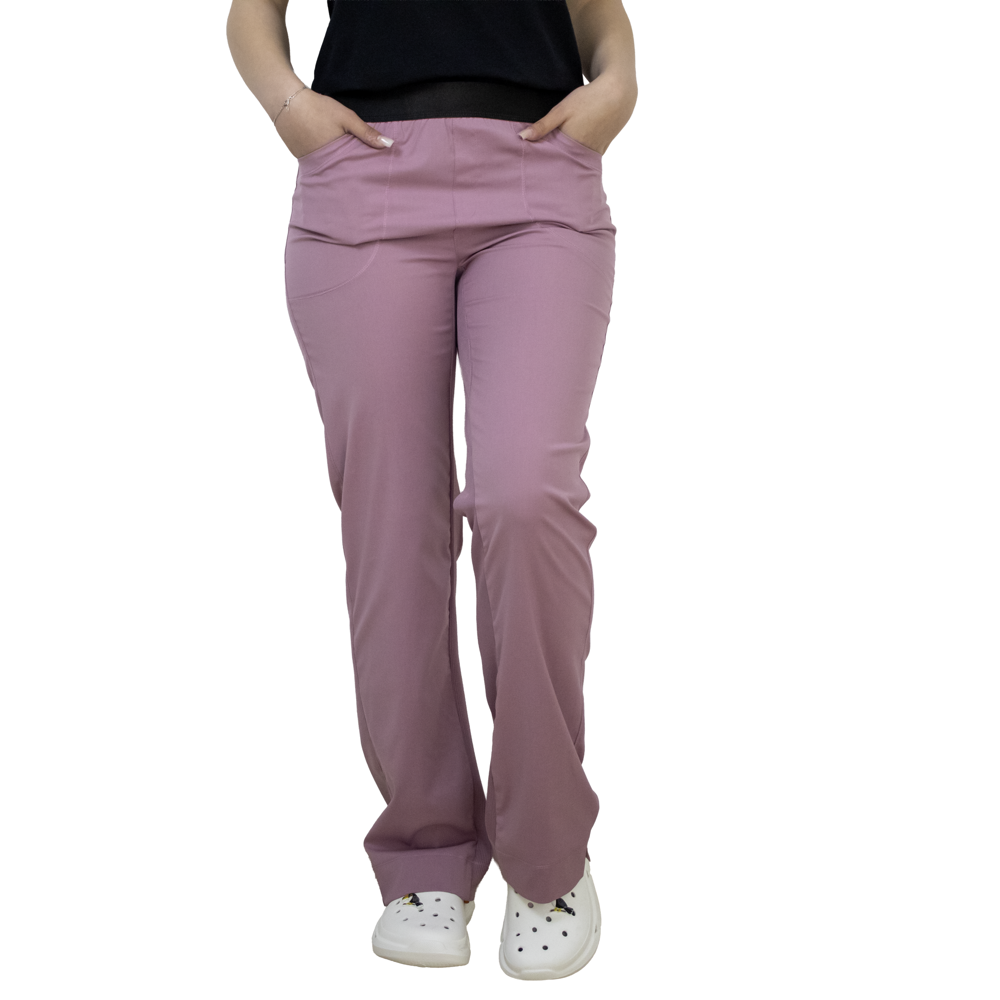 Pantaloni i-Soft - Roz Pudra - DrWear