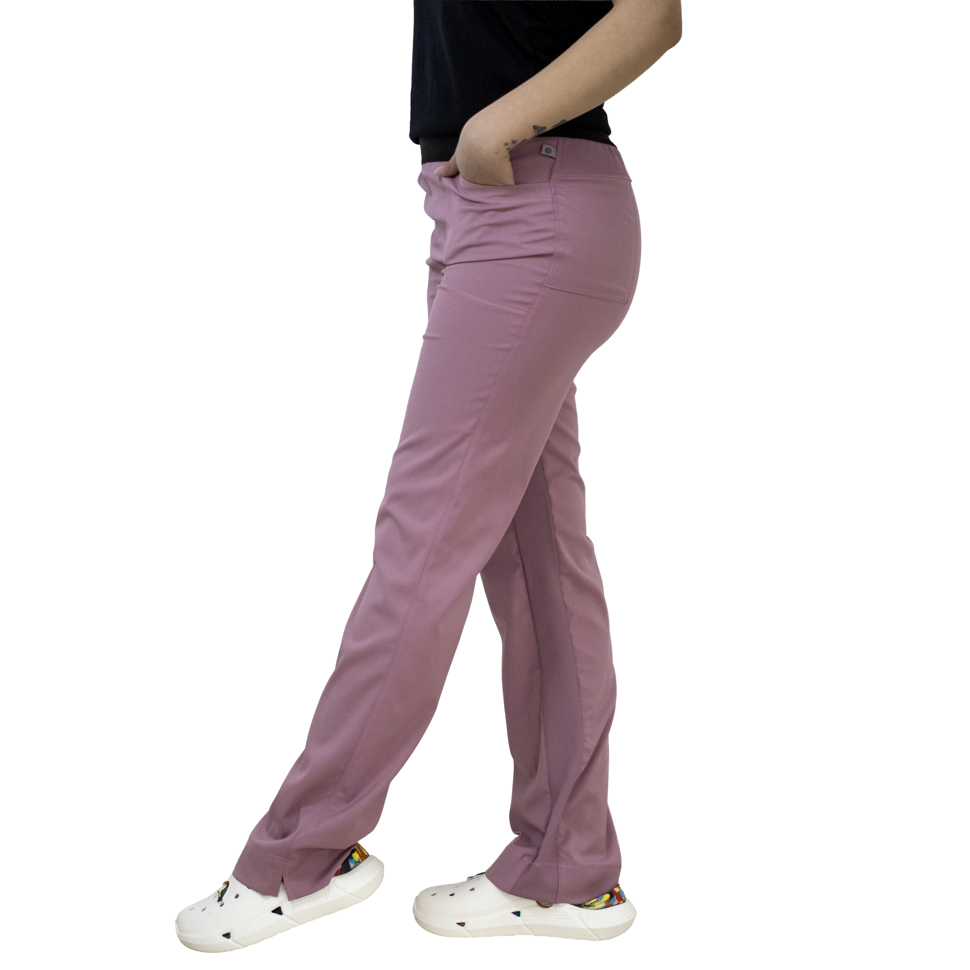 Pantaloni i-Soft - Roz Pudra - DrWear