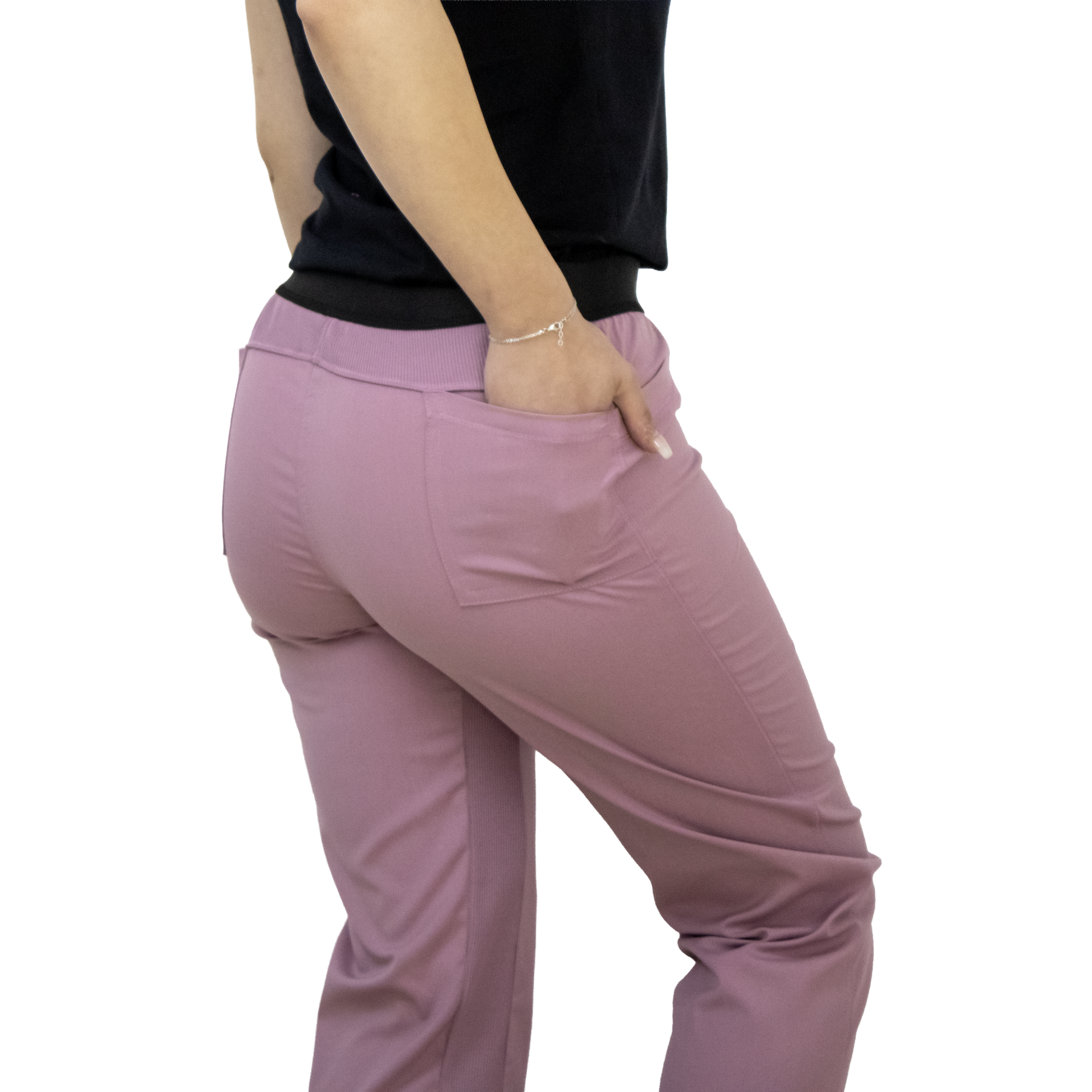 Pantaloni i-Soft - Roz Pudra - DrWear