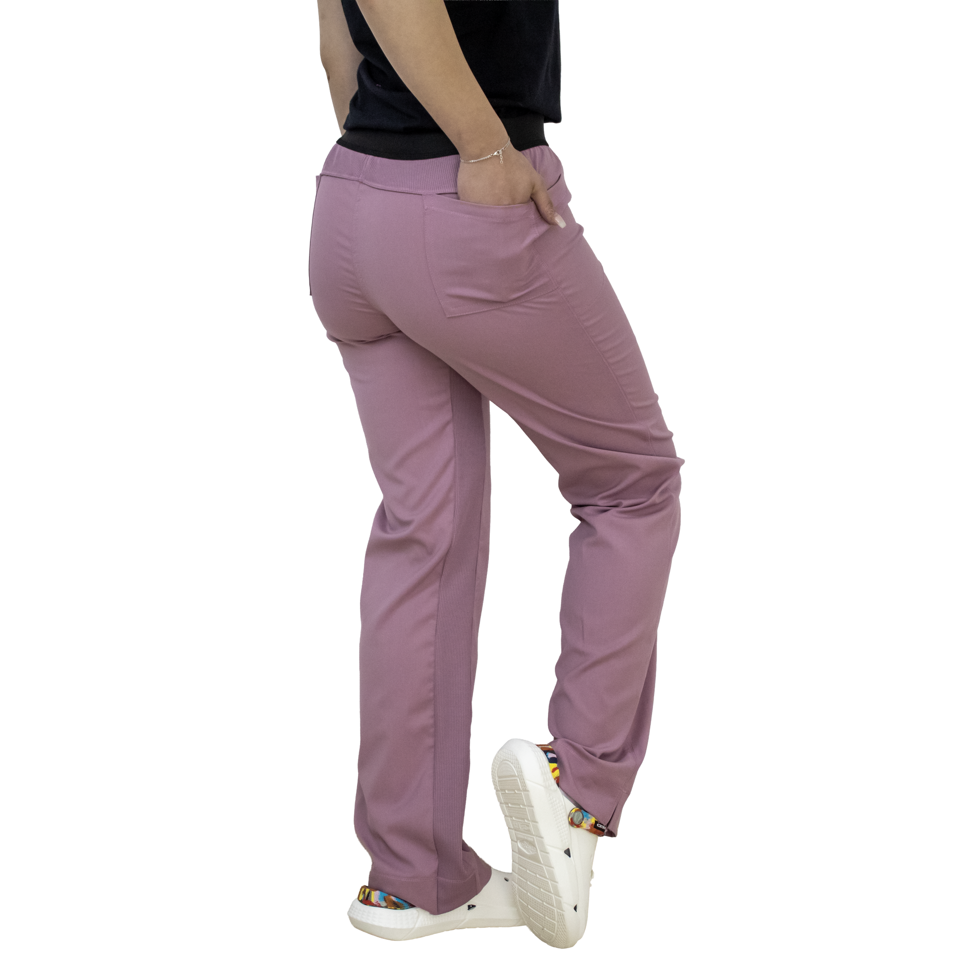 Pantaloni i-Soft - Roz Pudra - DrWear