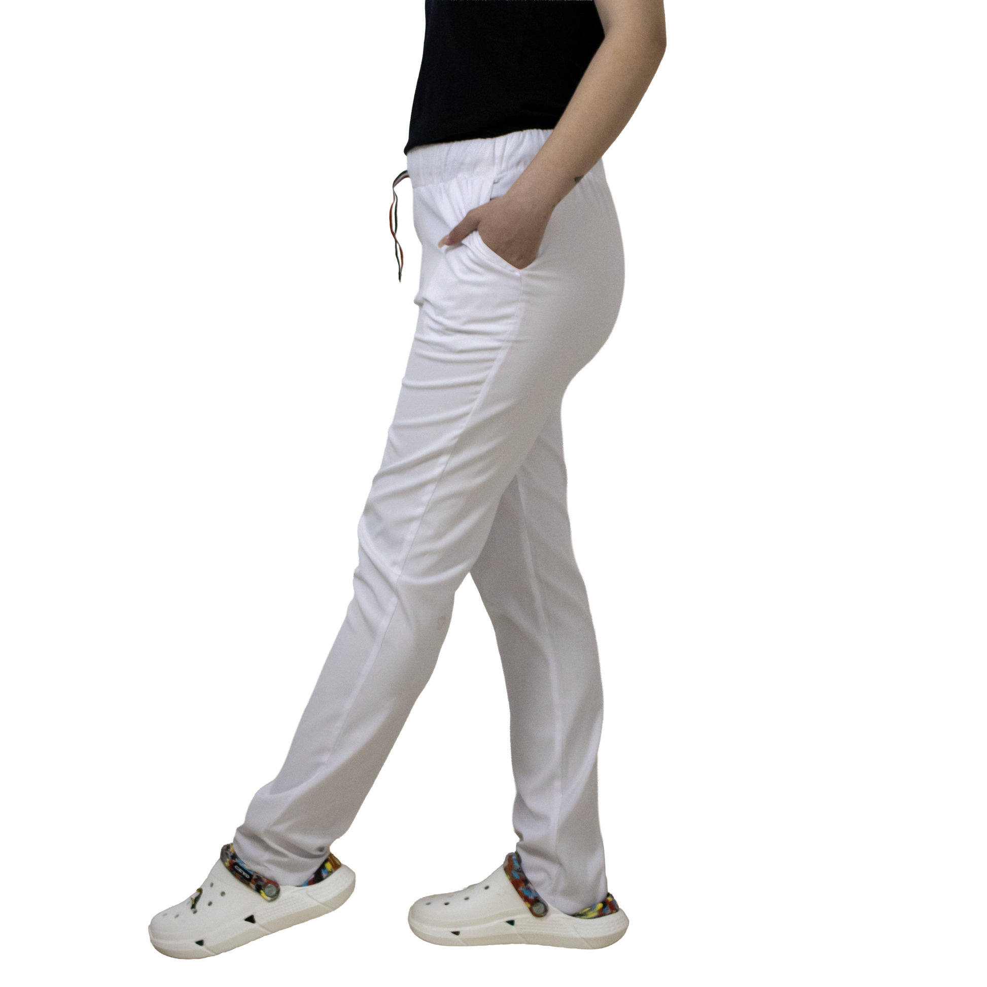 Pantaloni Luxury - Alb