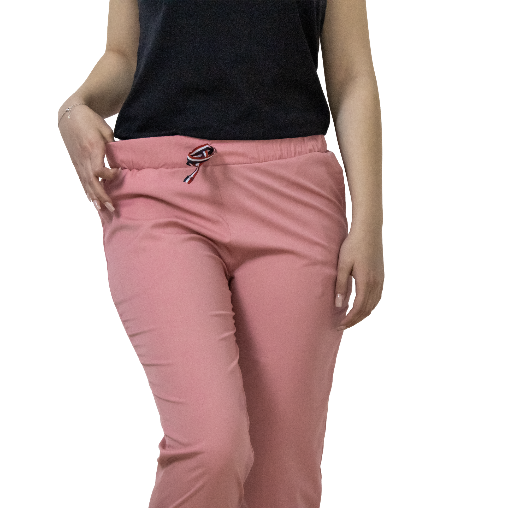 Pantaloni Luxury - Roz Pudra
