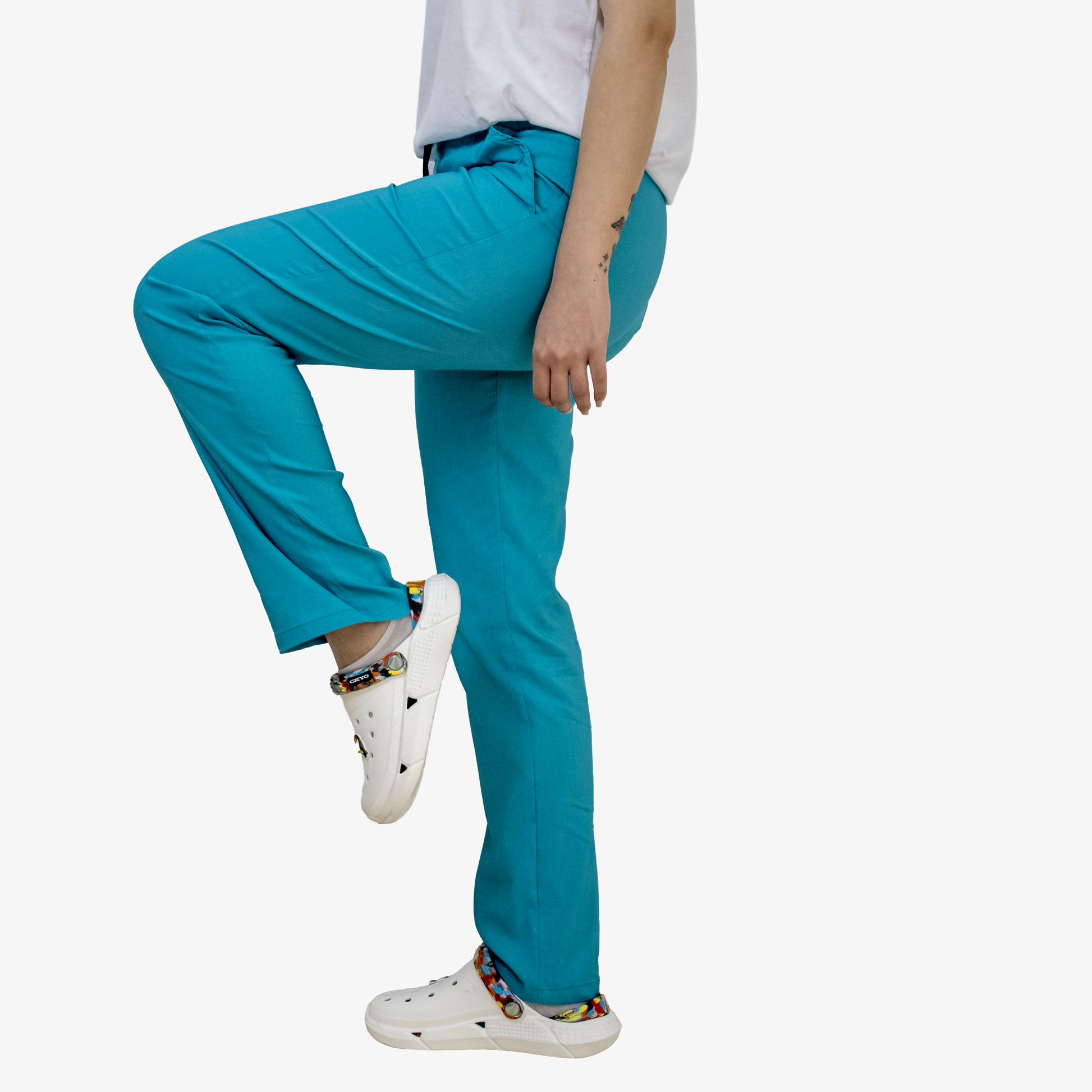 Pantaloni Flexcool - Verde Albastrui - DrWear