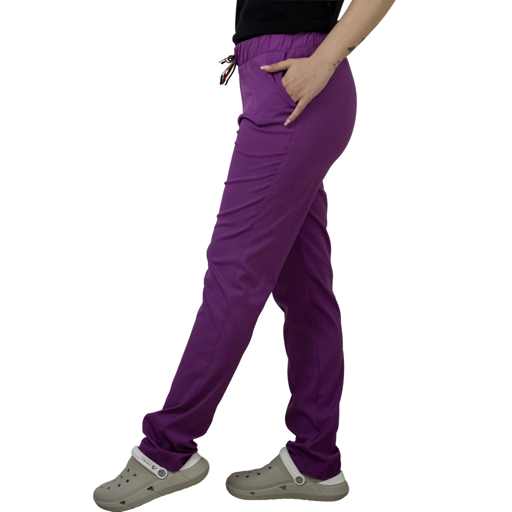 Pantaloni i-Soft - Mov Pudra - DrWear