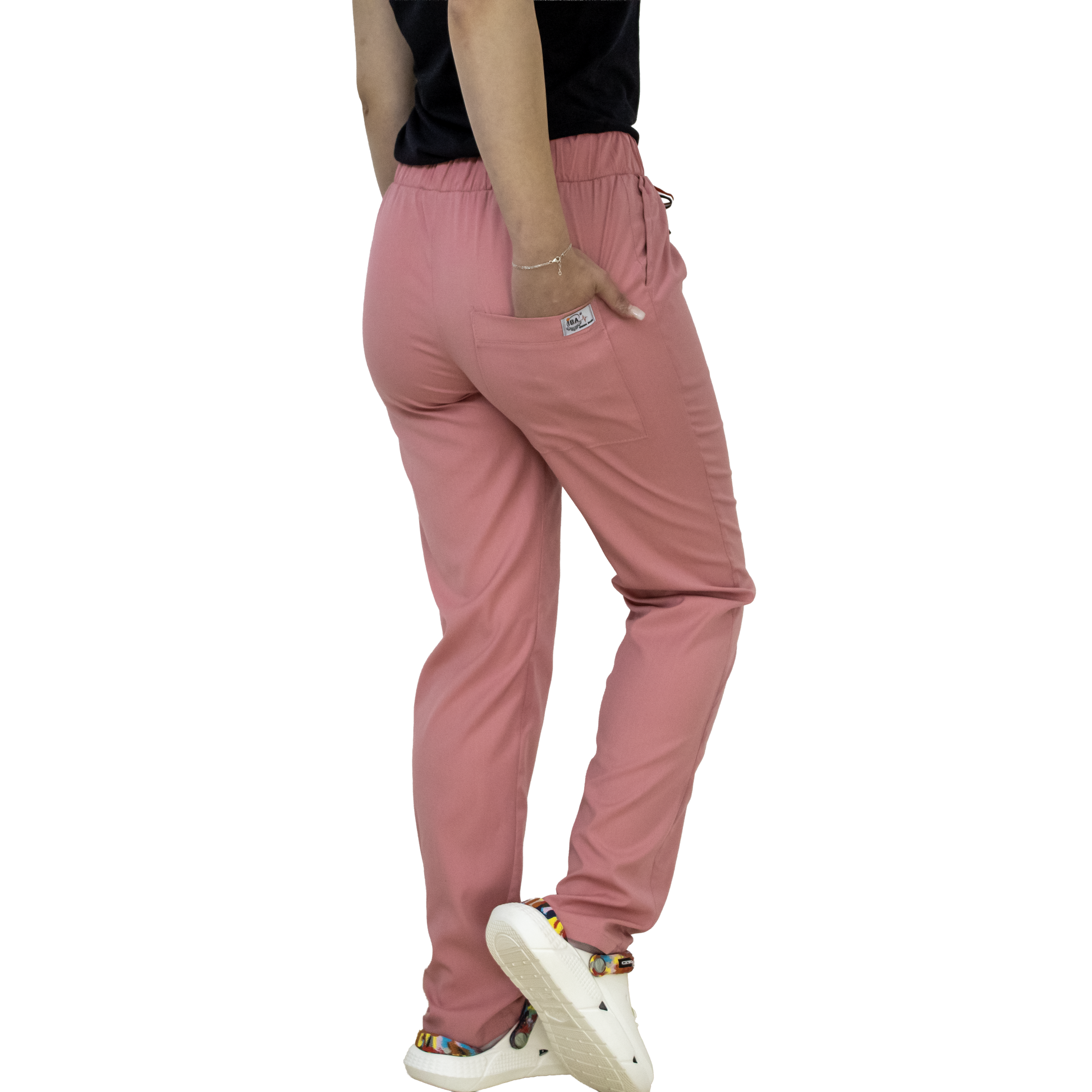 Pantaloni i-Soft - Roz Pudra - DrWear