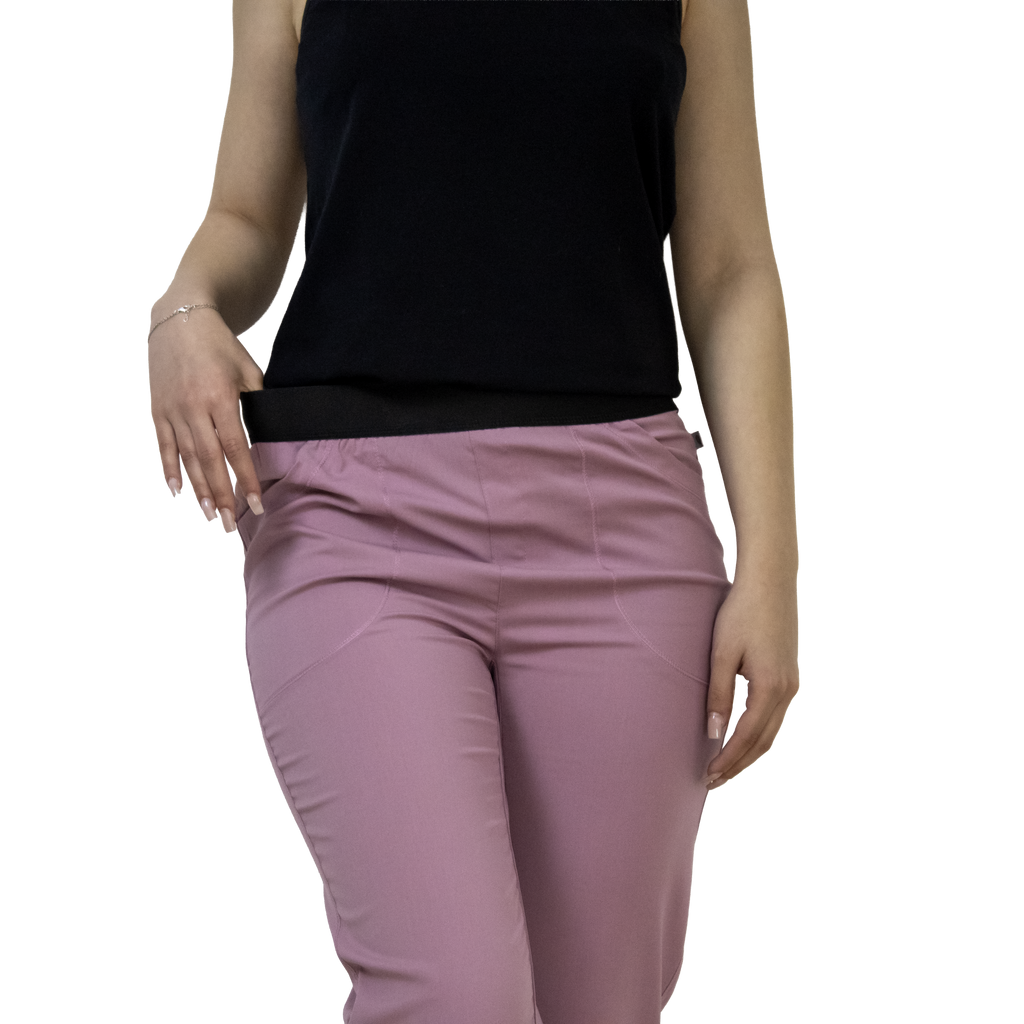 Pantaloni Luxury - Roz Pudra - DrWear