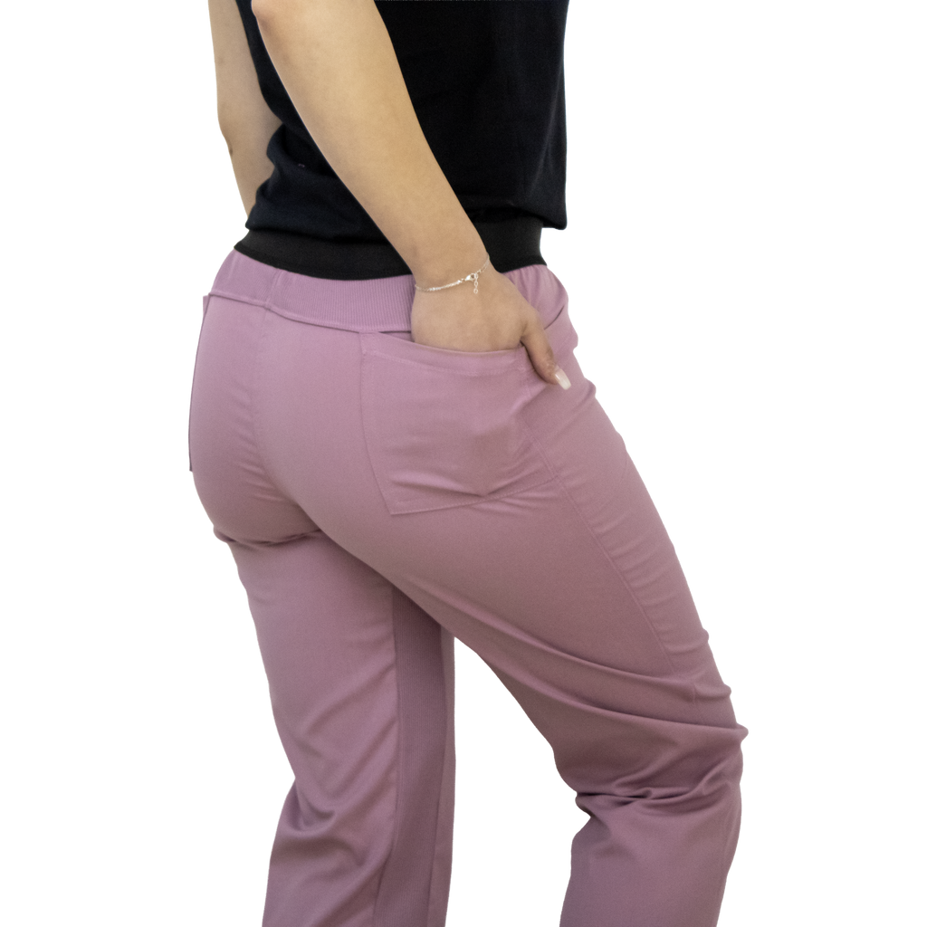 Pantaloni Luxury - Roz Pudra - DrWear