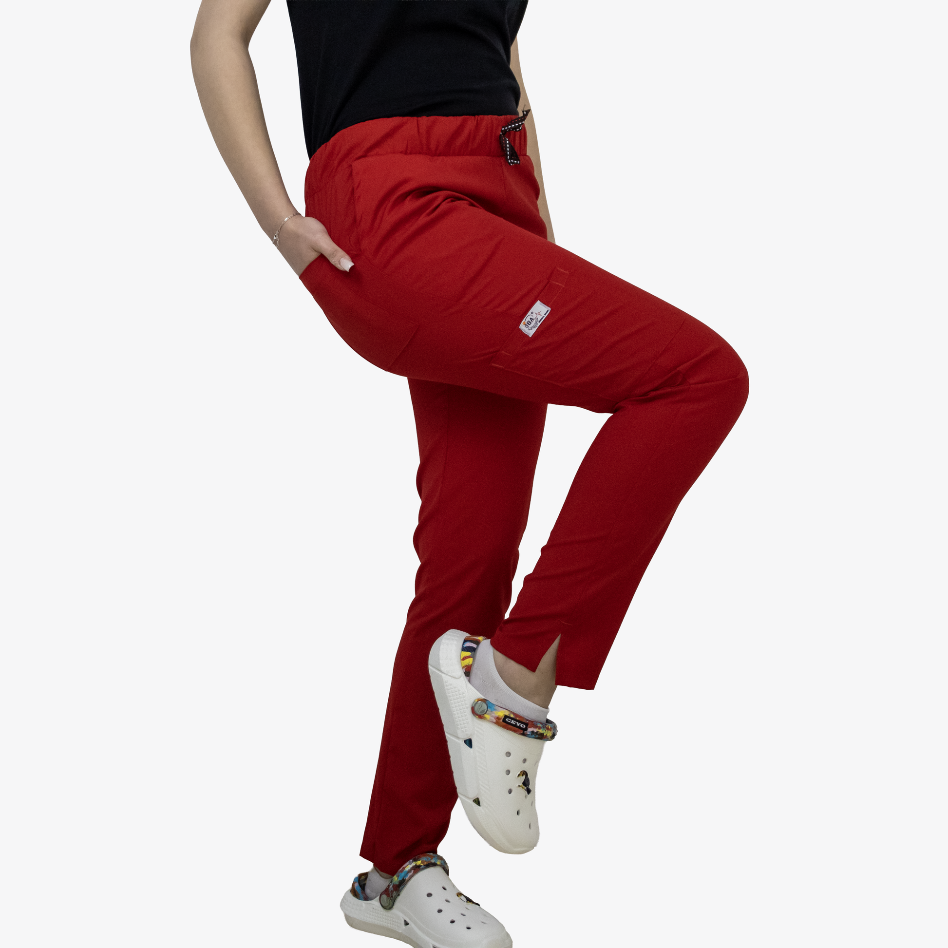 Pantaloni i-Modern - Rosu - DrWear