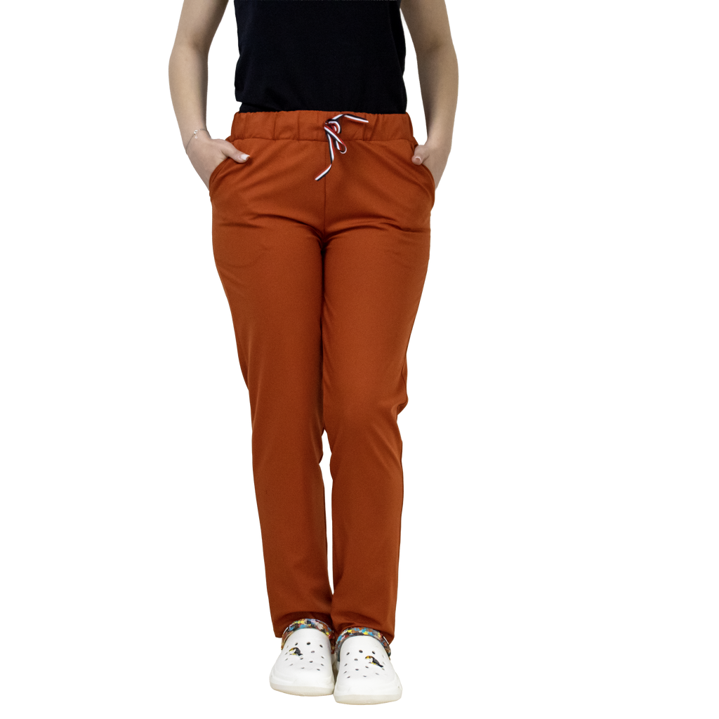Pantaloni i-Platinum - Caramiziu - DrWear