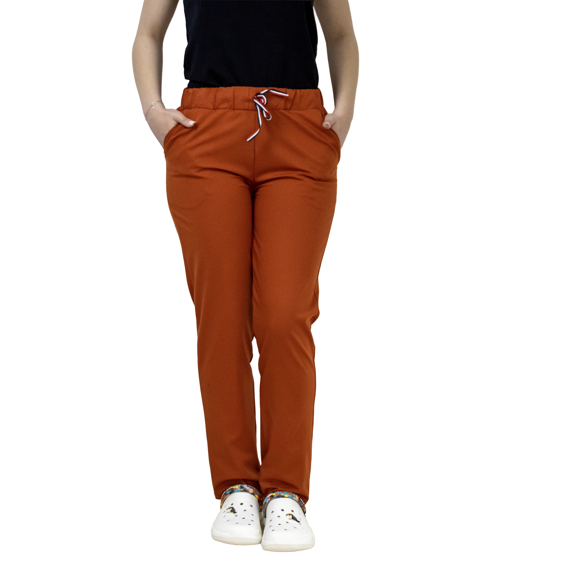 Pantaloni i-Platinum - Caramiziu - DrWear