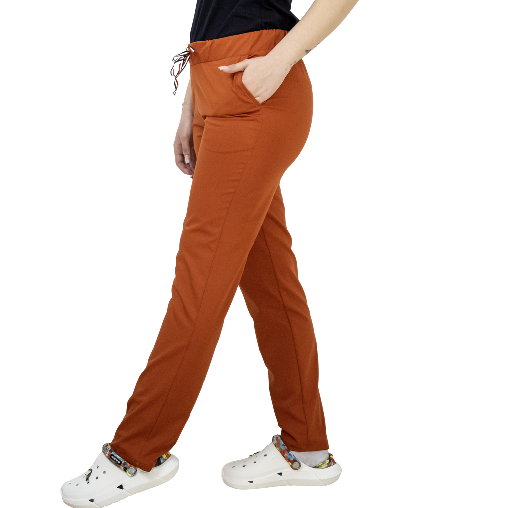 Pantaloni i-Platinum - Caramiziu - DrWear