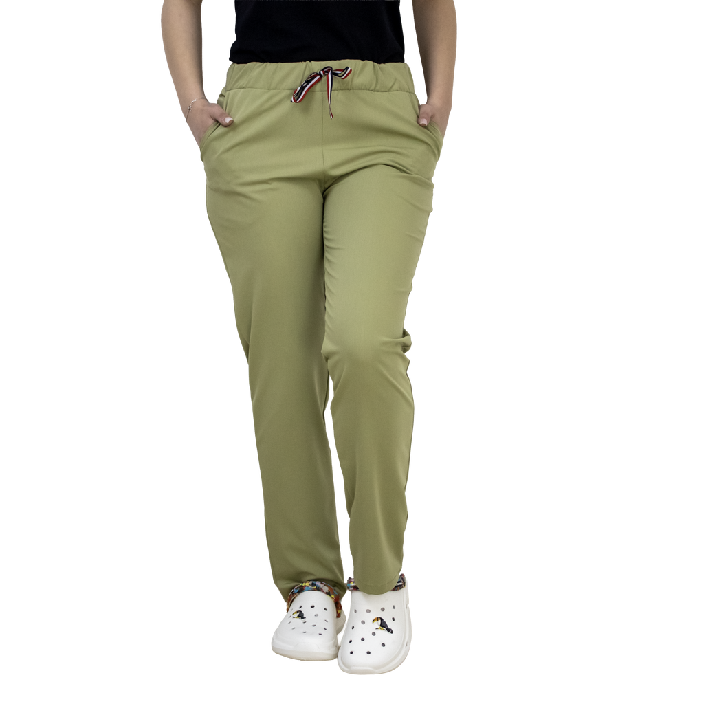 Pantaloni i-Platinum - Verde Praz - DrWear