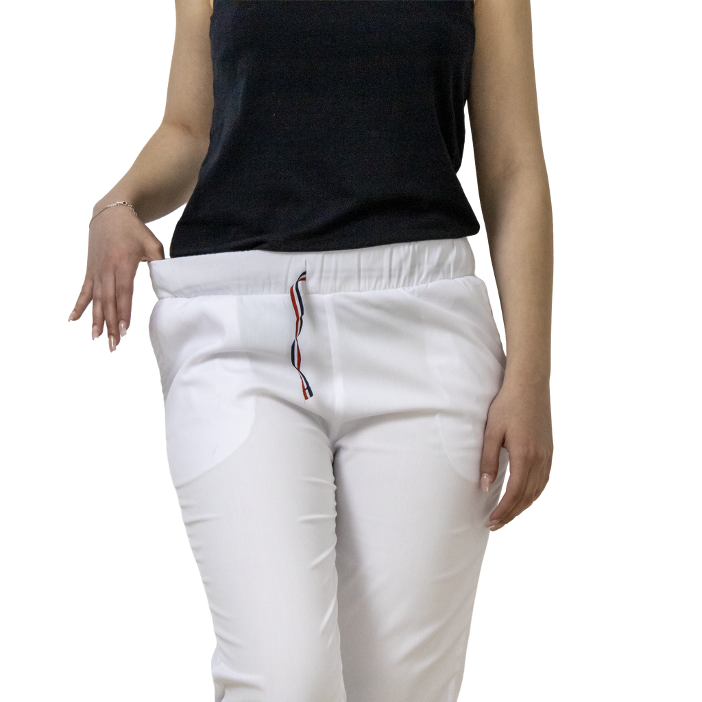 Pantaloni i-Soft - Alb - DrWear