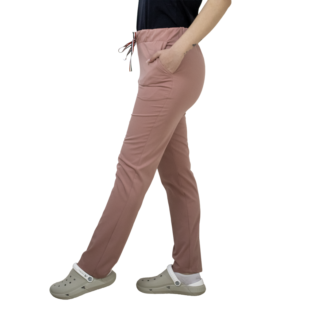 Pantaloni i-Platinum - Roz Pudra - DrWear