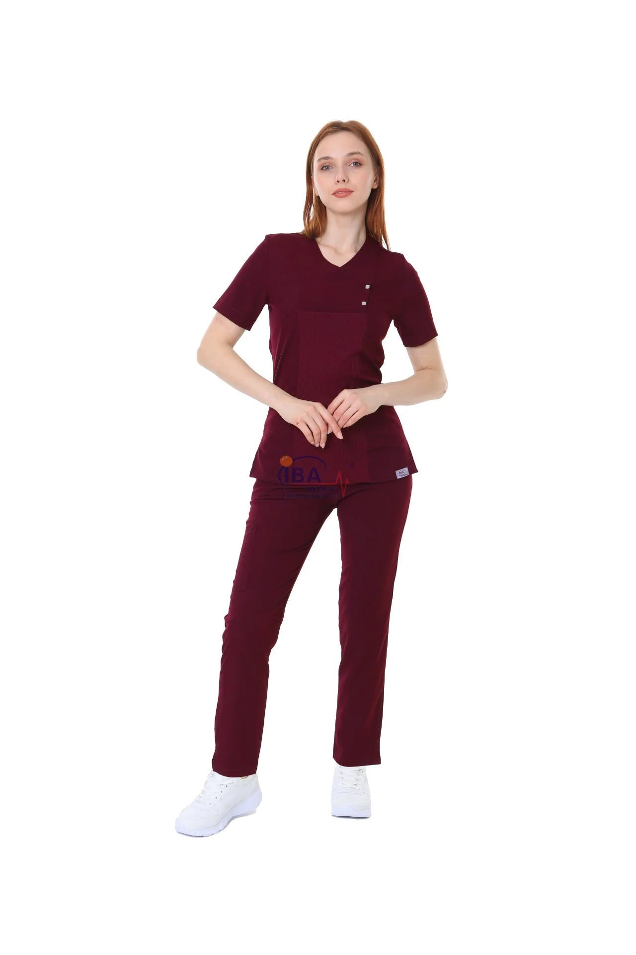 Set complet i-Modern pentru medici - Costum, Saboți+ Bonetă Cadou - DrWear